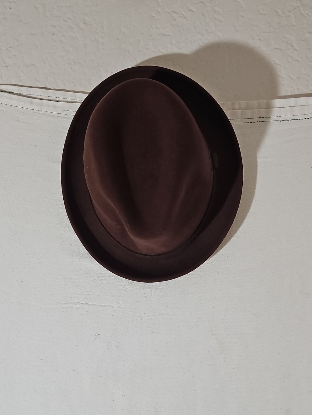 Kangol Brown Wool Felt Hat Insert
